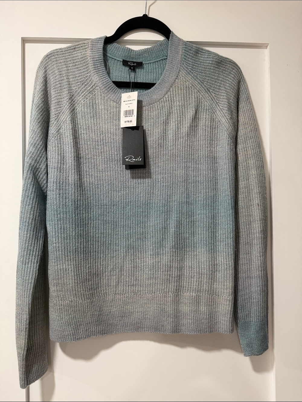 Rails Ombre Light Blue Crewneck Sweater